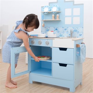 Kinderkeuken - delfts blauw